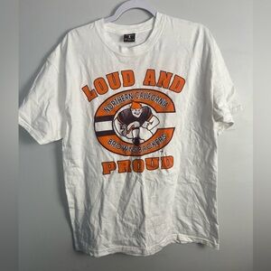 Hanes y2k Loud and Proud Northern California Browns Backers white tshirt size L